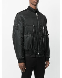 Blouson aviateur noir Les Hommes