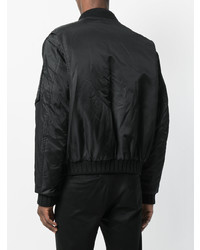 Blouson aviateur noir Les Hommes