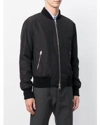 Blouson aviateur noir AMI Alexandre Mattiussi