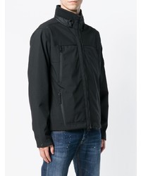 Blouson aviateur noir Stone Island