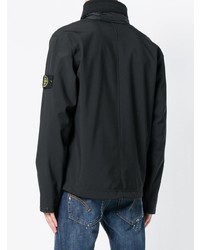 Blouson aviateur noir Stone Island