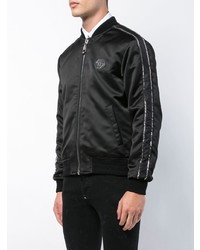 Blouson aviateur noir Philipp Plein