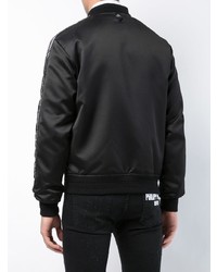 Blouson aviateur noir Philipp Plein