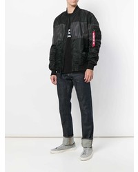 Blouson aviateur noir Alpha Industries