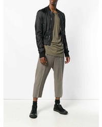 Blouson aviateur noir Rick Owens DRKSHDW