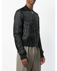 Blouson aviateur noir Rick Owens DRKSHDW