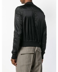 Blouson aviateur noir Rick Owens DRKSHDW