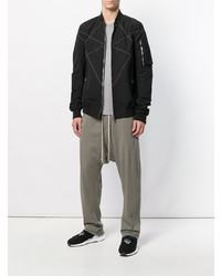 Blouson aviateur noir Rick Owens DRKSHDW