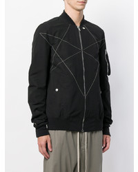 Blouson aviateur noir Rick Owens DRKSHDW