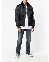 Blouson aviateur noir Diesel