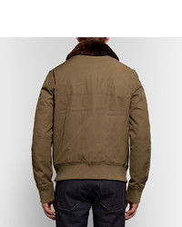 Blouson aviateur olive Acne Studios