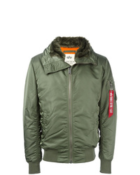 Blouson aviateur olive Alpha Industries