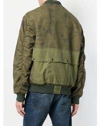 Blouson aviateur olive Mr & Mrs Italy