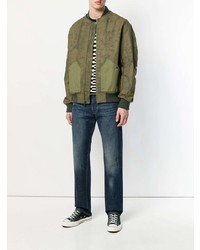 Blouson aviateur olive Mr & Mrs Italy