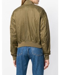 Blouson aviateur olive Tommy Jeans