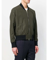 Blouson aviateur olive AMI Alexandre Mattiussi