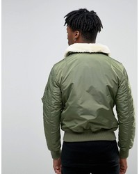 Blouson aviateur olive Alpha Industries