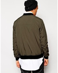 Blouson aviateur olive Asos