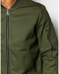 Blouson aviateur olive Asos