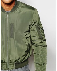 Blouson aviateur olive Asos