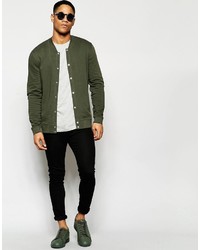 Blouson aviateur olive Asos