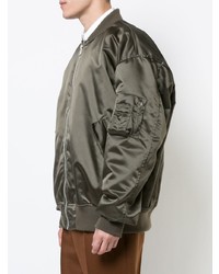 Blouson aviateur olive Hed Mayner