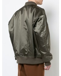 Blouson aviateur olive Hed Mayner