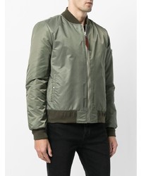 Blouson aviateur olive Schott