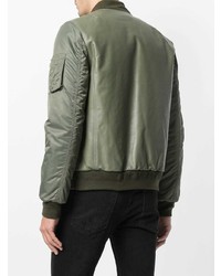 Blouson aviateur olive Schott