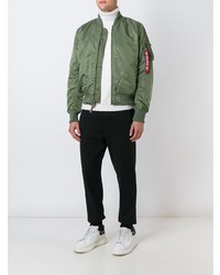 Blouson aviateur olive Alpha Industries