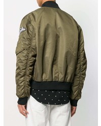 Blouson aviateur olive McQ Alexander McQueen