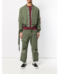 Blouson aviateur olive 424