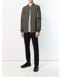 Blouson aviateur olive Rick Owens