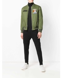 Blouson aviateur olive Mr & Mrs Italy