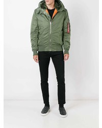 Blouson aviateur olive Alpha Industries