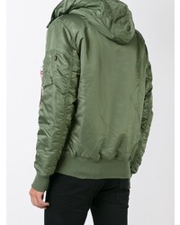 Blouson aviateur olive Alpha Industries