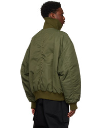 Blouson aviateur olive Yuki Hashimoto