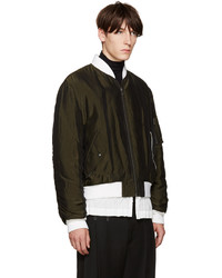 Blouson aviateur olive Haider Ackermann