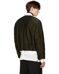 Blouson aviateur olive Haider Ackermann