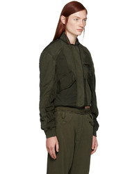 Blouson aviateur olive Haider Ackermann