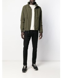 Blouson aviateur olive Woolrich