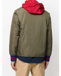 Blouson aviateur olive Gucci