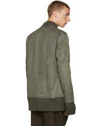 Blouson aviateur olive Nude:mm