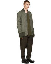 Blouson aviateur olive Nude:mm