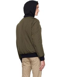 Blouson aviateur olive Hugo