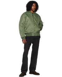 Blouson aviateur olive Schott