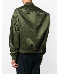 Blouson aviateur olive Walter Van Beirendonck