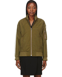 Blouson aviateur olive