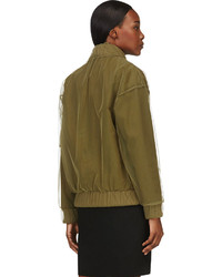 Blouson aviateur olive