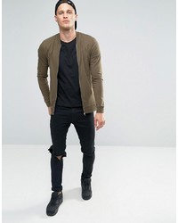 Blouson aviateur olive Asos